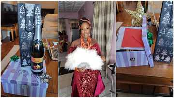 Lady shows Ghc600 gift her church gave her despite never paying tithes & offerings