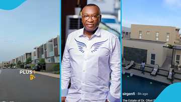 Dr Ernest Ofori Sarpong sparks buzz as footage of his 600 impressive apartments in Accra surface, video