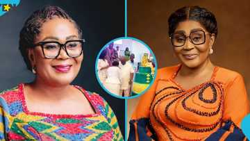 Lordina Mahama gets emotional at birthday party, sheds tears of joy in touching video