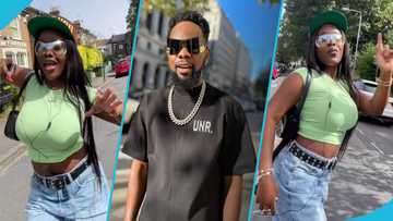 Gyakei jams to Patoranking's Control Me, flaunts bare belly in a tight crop top and shorts in video