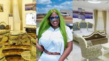 Tracey Boakye 'copies' MediFella as she gives tour of her luxury mansion in new video
