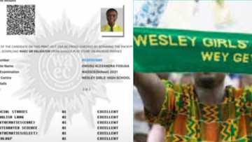 Brilliant Wesley Girls' High School student blows exams with 8 A's in WASSCE provisional results