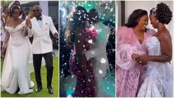 Ama Koomson: First video from luxurious wedding reception of Ghanaian MP's daughter pops up