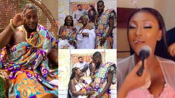 Awareso: More photos and videos emerge as Despite Media's Abena Moet marries handsome boyfriend