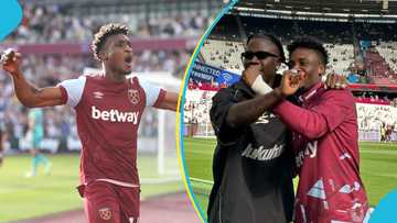 Mohammed Kudus thanks Stonebwoy for giving him good luck ahead of game that helped him score a goal