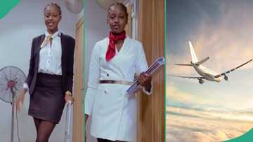 Lady rejoices as she gains admission to attend aviation school, become flight attendant