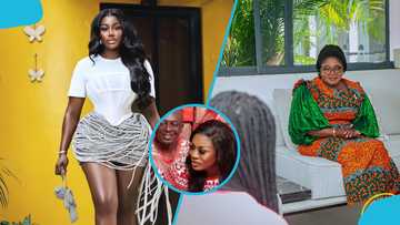 Gender Minister Agnes Naa Momo Lartey promises major support to Nana Akua Addo in visit, photos emerge