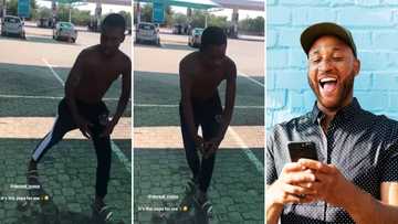 Young man shows off fancy footwork in energetic dance video, many show him love
