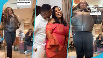 Joe Mettle's wife looks glamorous in black leather jacket and long coloured braids