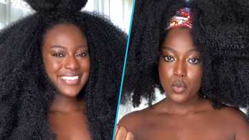 Ama Governor: 3 times GH aspiring lawyer flaunted thick hair in stunning visuals on Instagram