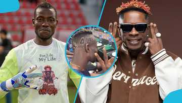 Benjamin Asare honours Shatta Wale with haircut before Ghana vs Comoros clash (Video)