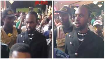 VGMA 2023: Black Sherif's Arrival At The VGMA causes a stir as fans mob him upon his arrival