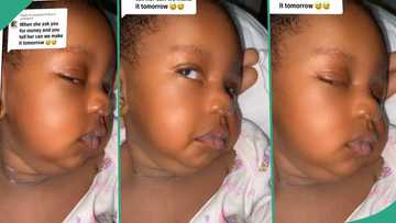 Little baby gives her mother bombastic side eye, funny video goes viral: "She is so pretty"