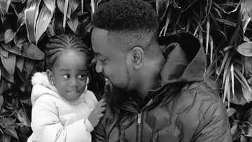 Sarkodie reveals his daughter was not happy seeing him in her school on birthday