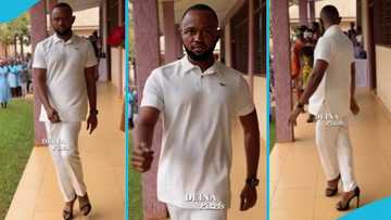 Male teacher in heels steals the show at Kumasi Girls’ SHS, video