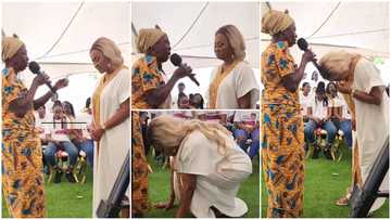 McBrown moved to tears as 90-year-old fan appears at her birthday party in Kumasi to perform and bless her