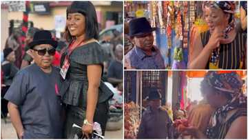 Wayoosi visits the market with his wife in adorable video; fans in love