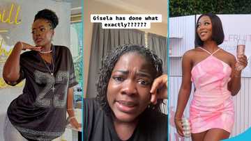 Gisela faces backlash over GH¢10k curtains, Asantewaa defends her in 9:18 video. peeps react