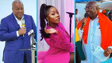 Efia Odo trashes online voting results between Mahama and Bawumia: "Real voters are not on X"