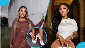 Fantana: Fear Grips Ghanaians as Dorcas Affo-Toffey’s daughter models in 6-Inch Louboutin heels