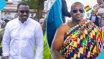 John Dumelo gives cheeky reply to fan who asked him for money amid asset declaration saga