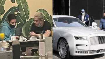 Pete Davidson Spotted Driving Kim Kardashian’s Rolls-Royce During Visit to Jewellery Store