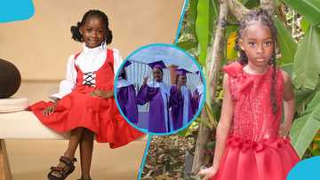 Island Frimpong: Medikal and Fella Makafui's daughter graduates from Yvonne Nelson's school