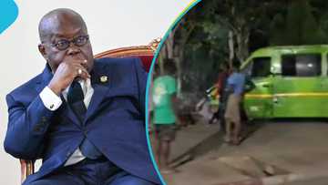 Three injured after trotro crashes into Akufo-Addo’s home