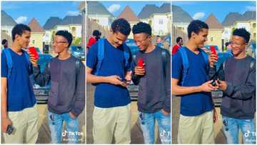 Young man with iPhone worth GH₵12k reveals he has GH₵190 in his bank account, video makes people laugh