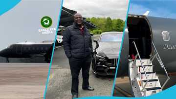 Ibrahim Mahama flies old private jet abroad to be turned into air ambulance, video sparks wonder