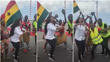Nana Ama McBrown: Hilarious Actress Bonds With Airport Staff, Gives Funny Commentary