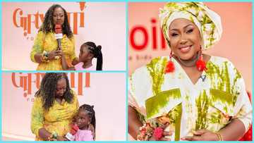 Gifty Anti's daughter co-presents with her mother in video, her thick foreign ccent and powerful voice melts fans