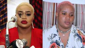 Video Vixen Masha Love's Eyelashes Fall Off after Crying during Press Conference