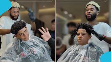 Cristiano Ronaldo's son's Ghanaian barber returns from Dubai, speaks on relationship with player's son