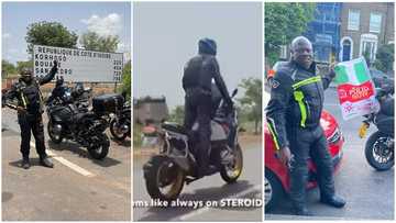 Why I was denied entry into Cote d' Ivoire, biker speaks, shares interesting video