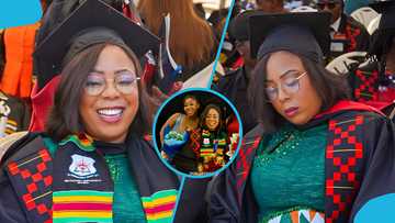 Greater Accra Regional Minister Linda Ocloo's daughters celebrate her in heartwarming style at her graduation