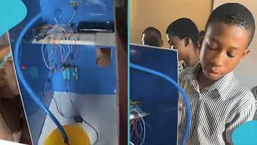 Aputuogya D/A JHS students design a sensor water dispenser for homes and businesses