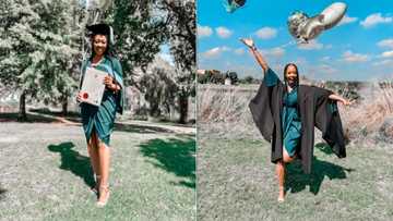 "I’m an Engineer Ya'll ": Lady celebrates as she earns a degree, graduation photos go viral