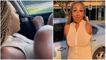 Strong legs: Beautiful lady without hands drives car perfectly with her feet, stunning video inspires netizens