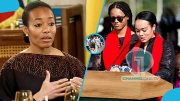Zanetor Agyeman-Rawlings and daughters attend solemn memorial for Nana Konadu, videos