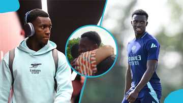 English player of Ghanaian descent Eddie Nketiah meets nursery teacher: "I changed his nappies"