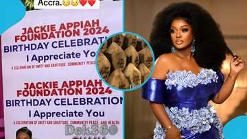 Jackie Appiah throws lavish 41st birthday party in her mansion, customise coconuts, gifts for guests