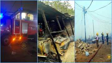 Fire guts 350 shops at CMB, goods and properties worth thousands of cedis destroyed (Video)