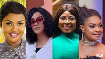 Top celebs tease Kalsoume Sinare, Gloria Sarfo, Beverly Afaglo over old photo with lanky legs