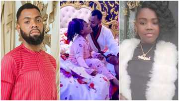 Obofour's wife shares new video of their 1st daughter, fans say 9-year-old girl is a photocopy of her dad