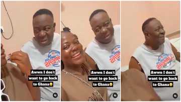 Asantewaa visits Mr Ibu at a hospital in Nigeria, says he is doing very well in Asante Twi which leaves many Ghanaians in awe