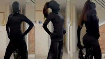 “You nailed it”: Social media praises lady who recreated low-budget Kim K’s outfit