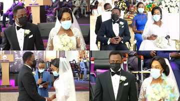 Beautiful photos and videos emerge as Pentecost Chairman's 1st son holds simple white wedding