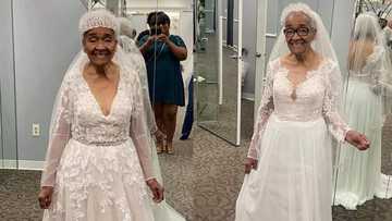 94-Year-Old woman who never had white wedding finally gets chance to wear gown