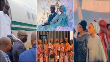 Presidential Wedding of the Year: 1st Photos, Videos of Yusuf Buhari’s Fathia, Osinbajo, VIP Guests Arrive